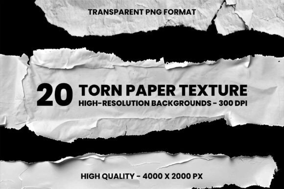 Download 20 Torn Paper Texture Backgrounds - Background Collection