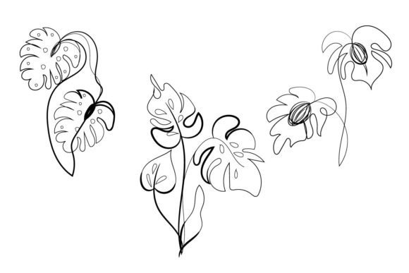 Download Exotic Leaves Wildflower Design - Exotic Collection