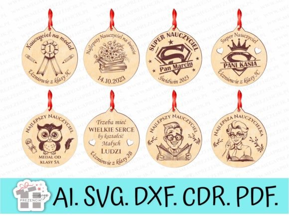 Download Medal Personalized for Teacher's Day SVG - Premium Bundle