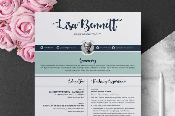 Download Resume Template for Teachers - Premium Bundle