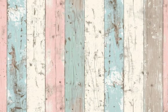 Download Vintage Pastel Wooden Planks Background - Background Collection
